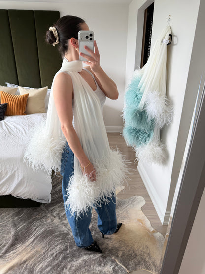 Ivory Ftero Scarf